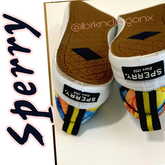 Sperry UnderWater Corals Women's Slipon Canvas Sneaker 🌟 NWT 💕 LIMITED EDITION - Picture 15 of 16